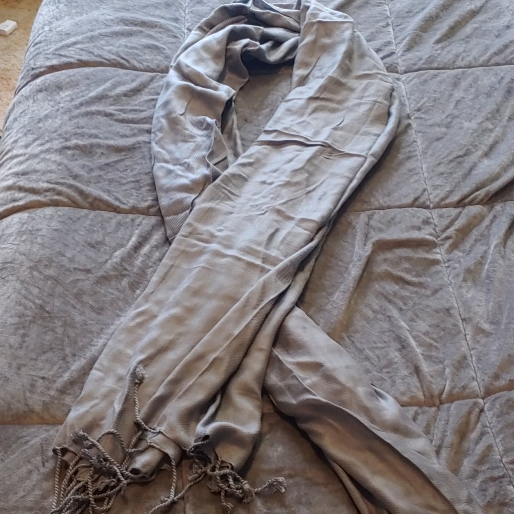 World Market gray Scarf